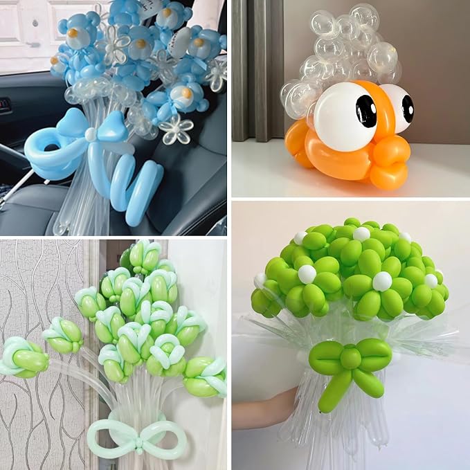 100Pcs Clear 260 Balloons, Long Balloon - Image 5