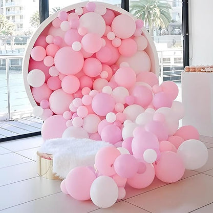 Voircoloria 110pcs Light Pink Pastel Pink Latex Party Balloons, 12inch | - Image 6