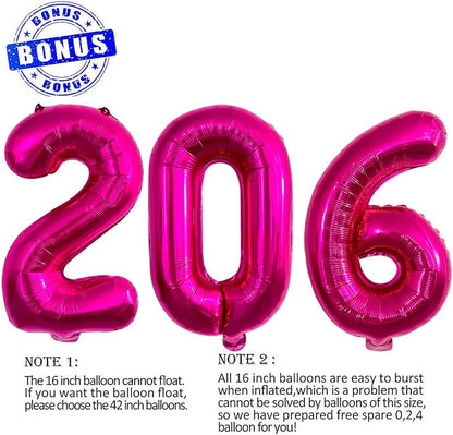 2026 Foil Number Balloons for 2026 New Year Eve Festival Party Supplies - Image 2