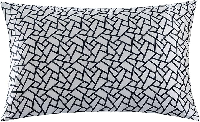 SLPBABY Silk Pillowcase for Hair and Skin with Hidden Zipper Print (Standard(20''x26''), Pattern25)