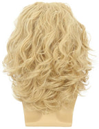 karlery California 70s 80s Rocker Wig Men Women Long Curly Blonde Halloween Costume Anime Wig