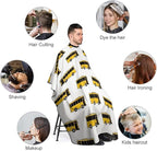Adjustable Salon Cape, Dyeing Salon Apron School Bus Shampoo Cutting Household Capes Wrap for Hair Dye