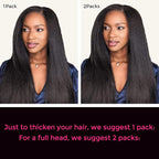 Lashey Hair Extensions Real Human Hair Light Yaki Straight 7pcs 120g Clip in Hair Extensions for Women 22 Inch Long 100% Remy Human Hair