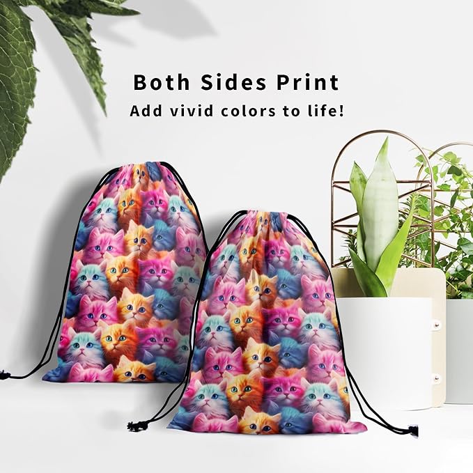 Cute Kitten Gymnastics Grip Bag - Image 7