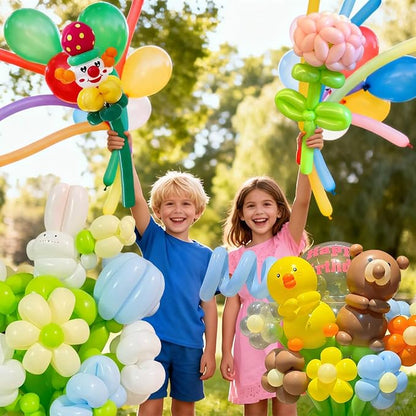 Light Green Long Balloons Premium 260 Twisting Balloons Animals Magic - Image 6