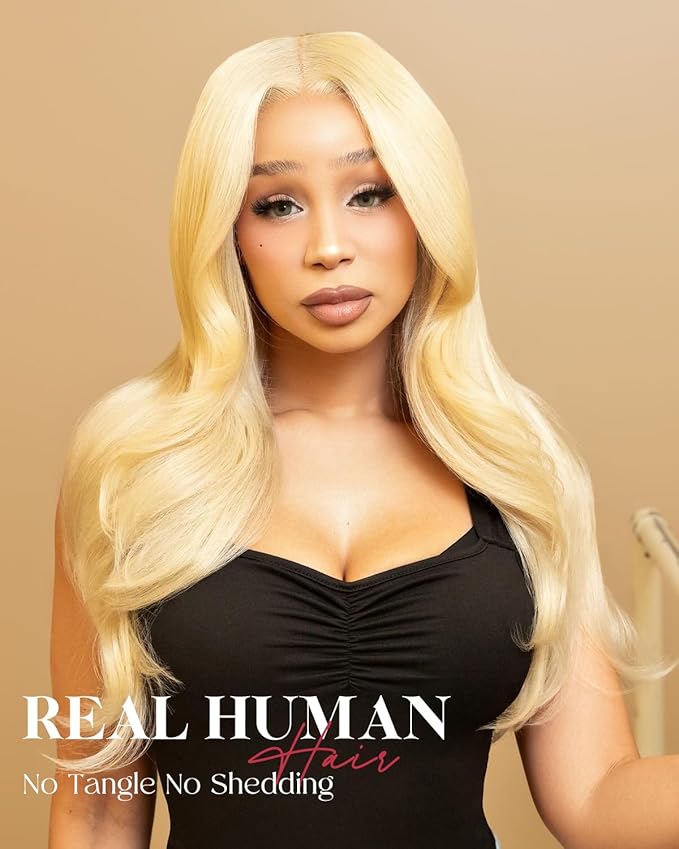 18 Inch Wear And Go Glueless 613 9x6 HD lace front wig Human Hair Pre Plucked Pre Cut For Beginners Human Hair 180% Density Body Wave Lace Front Wigs No Glue Pre Cut 3 Seconds To Wear Glueless Wig