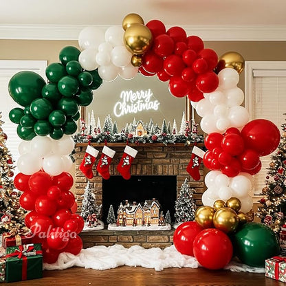Christmas Balloon Arch Kit, 12 and 18 in Sizes, Christmas Party Decorations - Image 2