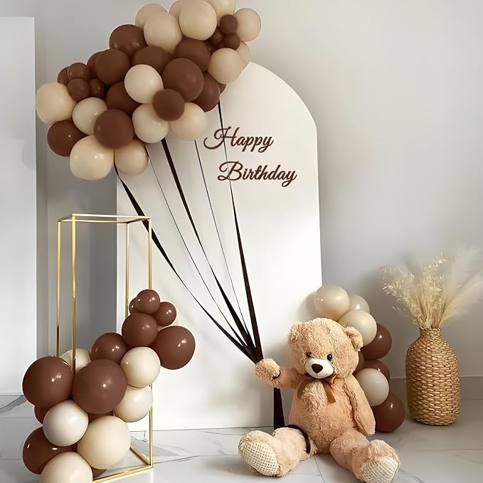 110pcs Brown Balloon 12 inch - Image 7