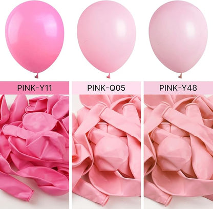 PartyWoo Baby Pink Balloons 50pcs Pastel Pale Light Pink Color | 12 Inch - Image 3