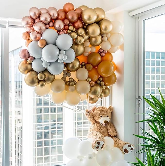 Metallic Rose Gold Balloons, Birthday Decoration, Wedding Party, Baby Shower - Image 4