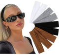 Cloth Headbands for Women Elastic Hair Bands for Women's Hair Non Slip, Soft Fabric Head Band Fashion School Head Bands Accessories 9 Pack Neutral Colors