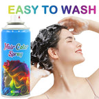 Pink Hair Spray, Temporary Hair Color Spray for Women, Men, Kids, One-Time Use Washable Hair Dye, Natural Hair Color Wax for Christmas, Hallowen, Cosplay, Festival Party Costume Makeup, DIY (Pink)