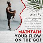 Locsanity BOLD Moisturizing Loc Spray - Natural Locs Care, Dreadlock Maintenance - Hair Scalp Moisturizer, Conditioning Spray for Dreads, Braids (8oz)