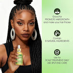 Rose Water for Hair Loc Spray Refreshing for Locs Rose Water Hair Scalp Moisturizer Hydrating Dreadlock | Loc Brush for Dreads Comfortable Massage Wide Tooth Comb & Rosemary Oil for Hair Growth Set