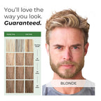 Simpler Hair Color for Men Kit for Full Gray Coverage - Blond Hair & Beard Dye for Men - Effortless Light Blond Hair Dye - Hypoallergenic Formula with No PPD