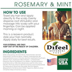 Difeel Rosemary and Mint Infused with Biotin - Root Stimulator 7.1 oz. - Hair Growth Scalp Treatment, Helps Strengthen & Prevent Shedding