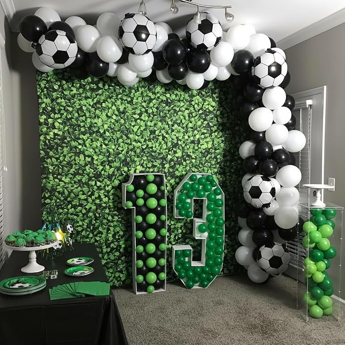 Soccer Party Decorations 153Pcs, World Soccer Balloon Garland Arch Kit - Image 7