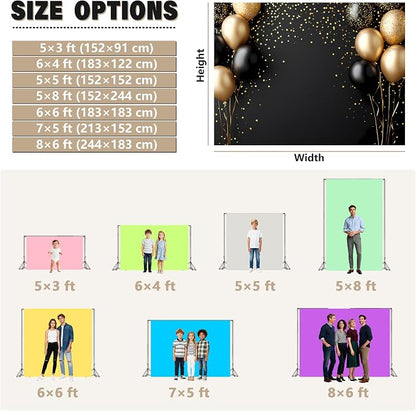 Custom Backdrop Personalized 9x6 Ft, Customized Photo Backdrop Banner - Image 3