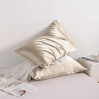 NTBAY 12 Pack Satin Standard Pillowcases for Hair and Skin, Luxurious and Silky Pillow Cases with Envelope Closure, 20 x 26 Inches, Taupe