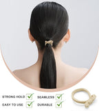 9PCS Hair Bracelets for Women Elastic Bracelets Hair Ties No Damage Hair Bands for Girls Silk Scrunchies Thick Thin Long Curly Hair Accessories for Women