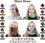 Neck Gaiter Headband Headwear Head Wrap Face Mask Magic Scarf Bandana for Men and Women