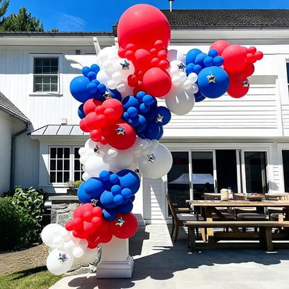 Red White and Blue Balloon Arch Kit - Image 6