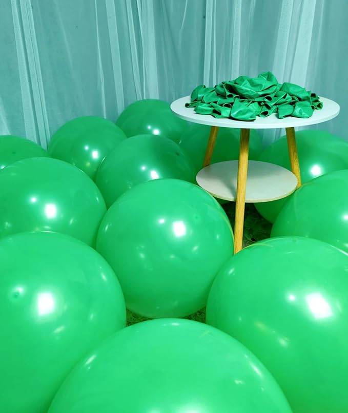 90 Pack Green Balloons 18 inch Green Latex Large Balloons - Image 5
