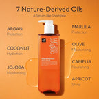 Mise En Scene Perfect Serum Shampoo and Conditioner with Mise En Scene Perfect Serum Hair Treatment - For Damaged Hair, Nutrient Care With Argan Oil, Containing Jojoba-Seed-Oil For Smooth