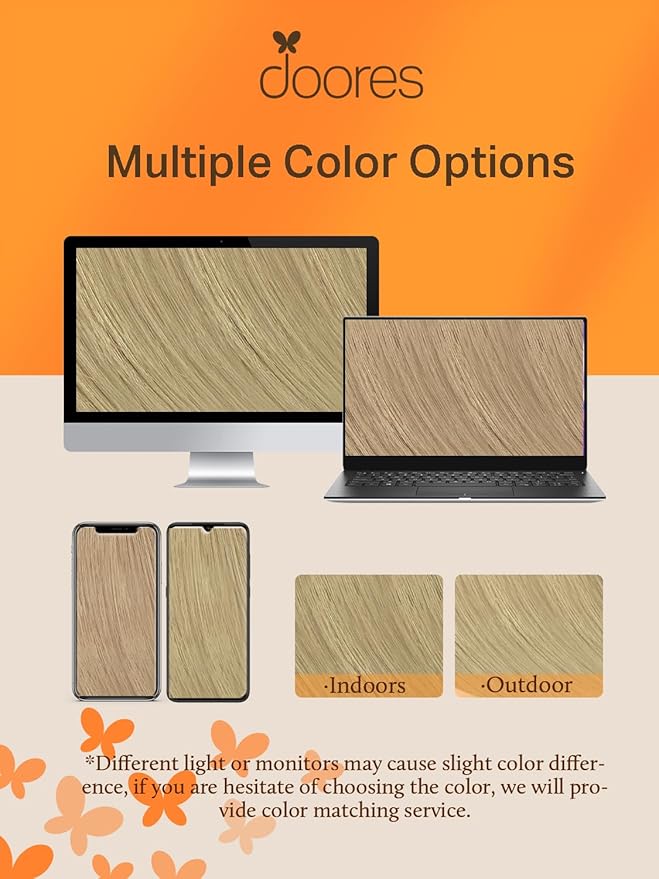 DOORES Tape in Human Hair Extensions, Light Brown to Golden Platinum Blonde 18 Inch 100g 40pcs, Hair Extensions Real Human Hair Tape in Natural Remy Straight Hair