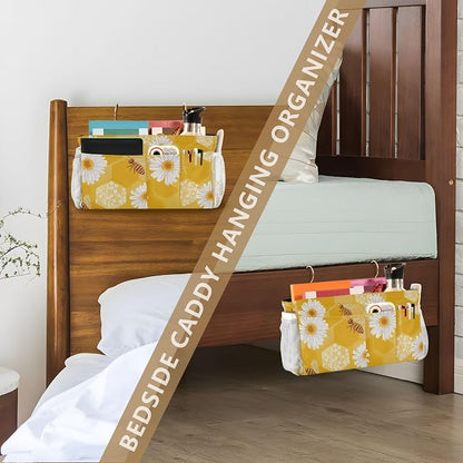 Bedside Caddy Hanging Bunk Bed Caddy Bed Organizer Hanging Pocket - Image 7