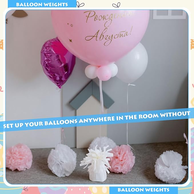 Balloon Weights Lime Green Metallic Anchor Balloon Holder - Image 4