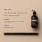 Aesop Conditioner | Soften and Hydrate All Hair Types | Nourishing Formula Enriched With Amino Acids | Citrus, Earthy, Woody | 16.9 oz / 500mL