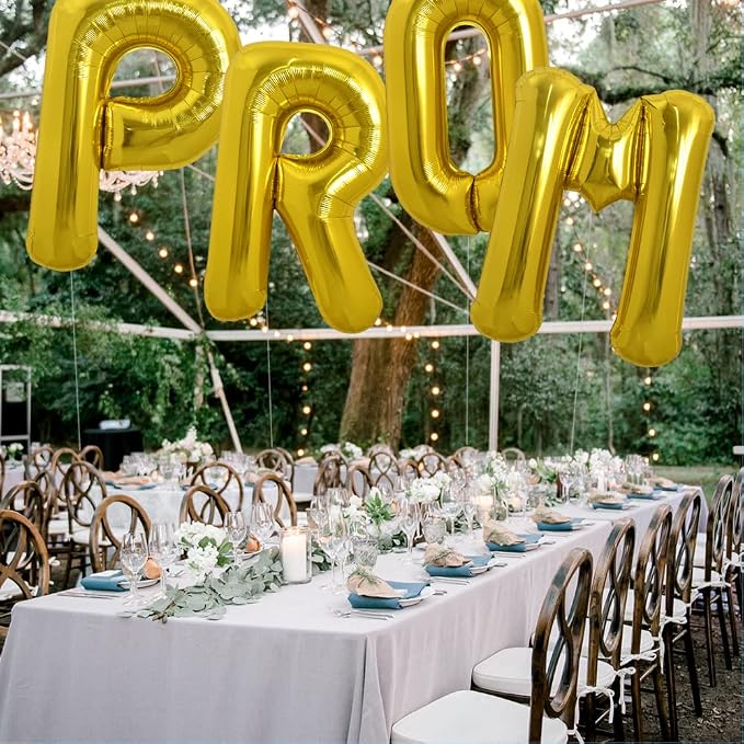 TONIFUL 40 Inch Large Gold Letter P Foil Balloons Alphabet Balloons | Giant - Image 5
