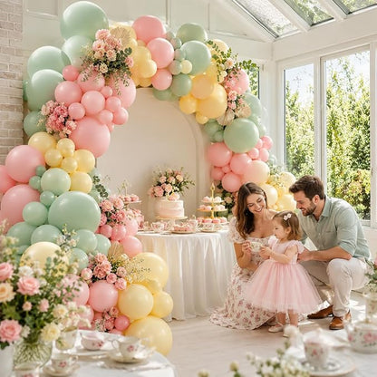 Pink and Green Balloon Arch Kit - Image 4