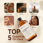 VINEVIDA Cedarwood Atlas Essential Oil 16 oz - Undiluted Candle Oil Scent for DIY Candlemaking - Bulk Essential Oil for Soap Making