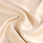 uxcell 2 Pack Silk Satin Pillowcase for Hair and Skin, Cool, Silky, Soft Breathable Pillow Cases King Size 20x36 Inch Sateen Pillowcase Light Tan with Envelope Closure