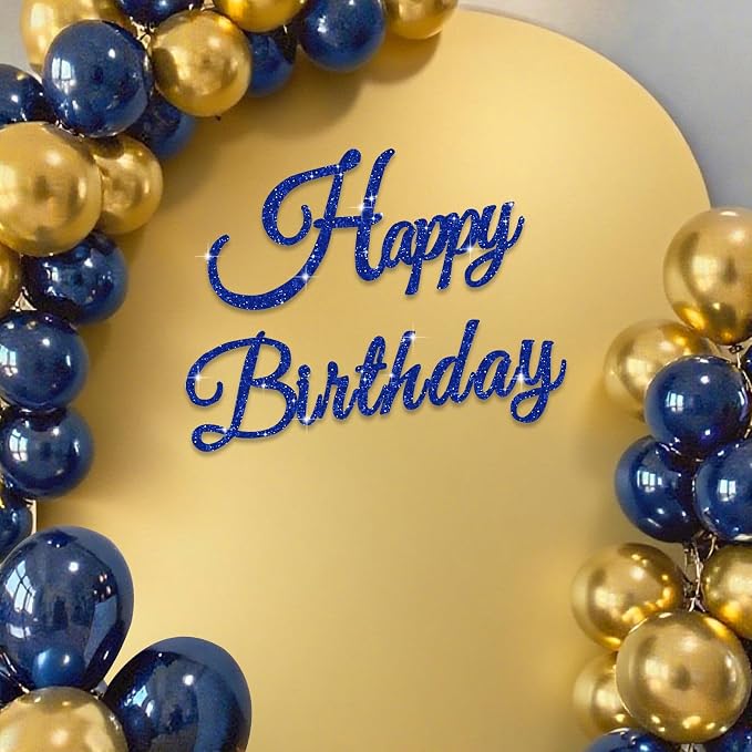 TONIFUL Happy Birthday Sign for Backdrop by TONIFUL