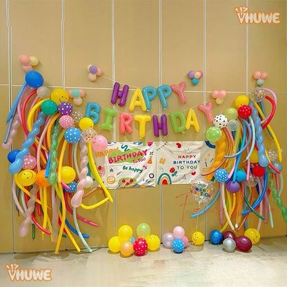 260 Balloons Red, Thickened 100 Pack Long Balloons Twisting Skinny Magic - Image 9