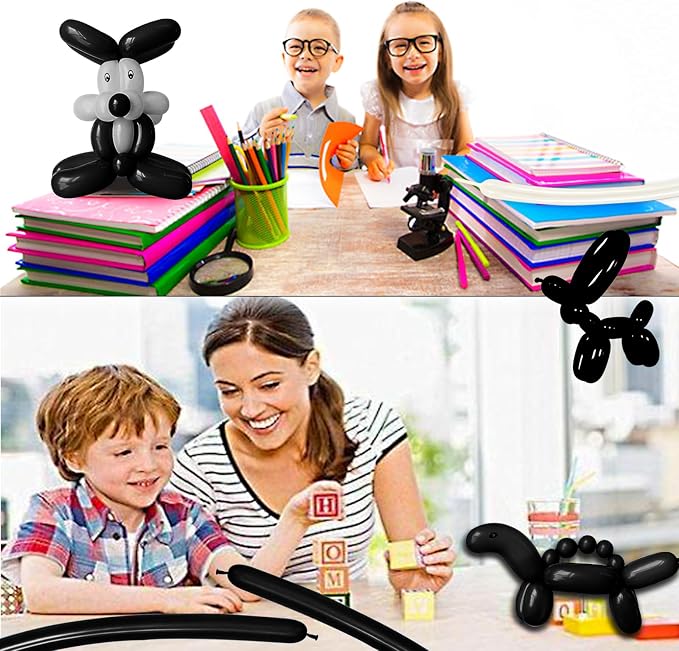 LXZFCRG 260 Balloons Black Long Balloon - Image 5
