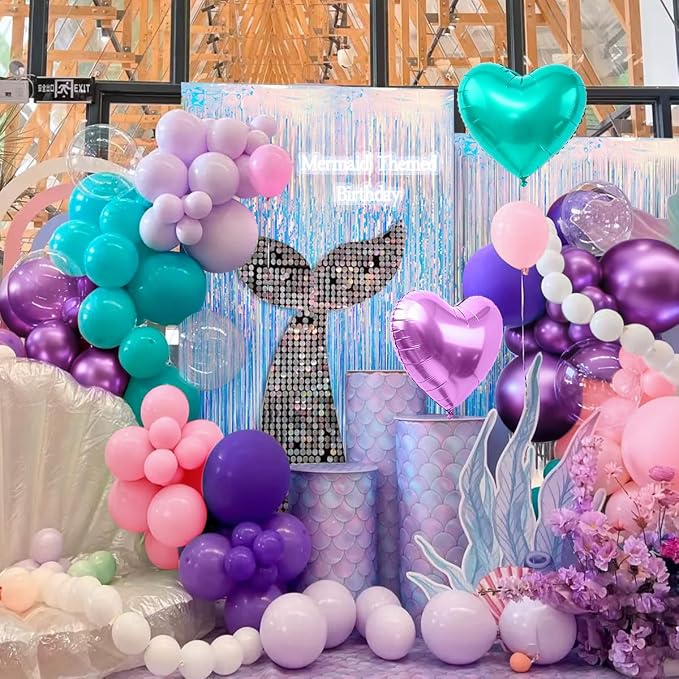 Mermaid Balloons Garland Arch Kit - Image 6