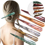 Large Metal Duckbill Hair Clips for Women - 6 Pieces, 5.5 Inch Long Non-Slip French Twist Clips, Chic Alligator Styling Clips for Thick Long Hair