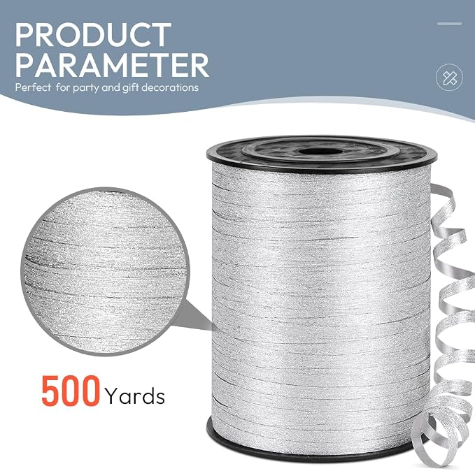 500 Yards Shiny Glitter Curling Ribbon - Image 2