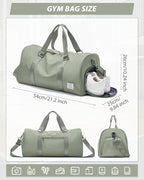 Gym Bag Womens,Travel Duffel Carry on Bag Sport Tote Bag Weekend Overnight Bag