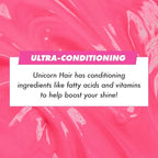Lime Crime Unicorn Hair Dye Full Coverage, Sour Candy (Bright Pink) - Vegan and Cruelty Free Semi-Permanent Hair Color Conditions & Moisturizes - Temporary Hair Dye With Sugary Citrus Vanilla Scent