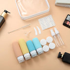 16 Pack Travel Bottles Set, TSA Approved Leak Proof Silicone Squeezable Containers for Toiletries, Refillable Travel Accessories for Conditioner, Shampoo, Lotion & Body Wash Accessories