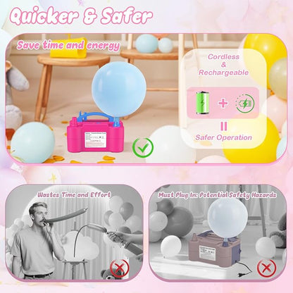 AXHJ Balloon Pump Electric Air Pumps, Electric Air Balloon Pump, Balloon - Image 5