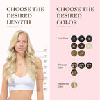 GOO GOO Clip in Hair Extensions Real Human Hair, Remy Human Hair Extensions Clip ins for Women, Natural Human Hair, 18inch 150g 9Pcs, 60A Platinum Blonde