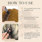 Root Touch Up Hair Color – 3 Color Blendable Hairline Powder for Gray Coverage, Root Cover Up & Thinning Edges – 48H Sweat Resistant, Natural Finish for Women & Men – Brown