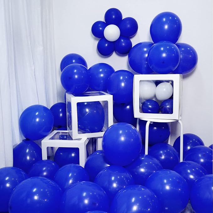 FOTIOMRG Royal Blue Balloons 12 inch, 50 Pack Royal Blue Latex Party Balloons - Image 3