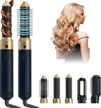 Hair Dryer Brush 5 in 1, Professional Blow Dryer Brush High-Speed Negative Ionic Hair Dryer Fast Drying, Multi Hair Styler Air Auto Wrap Styler for Curling Volumizing Straightening Waves Styling